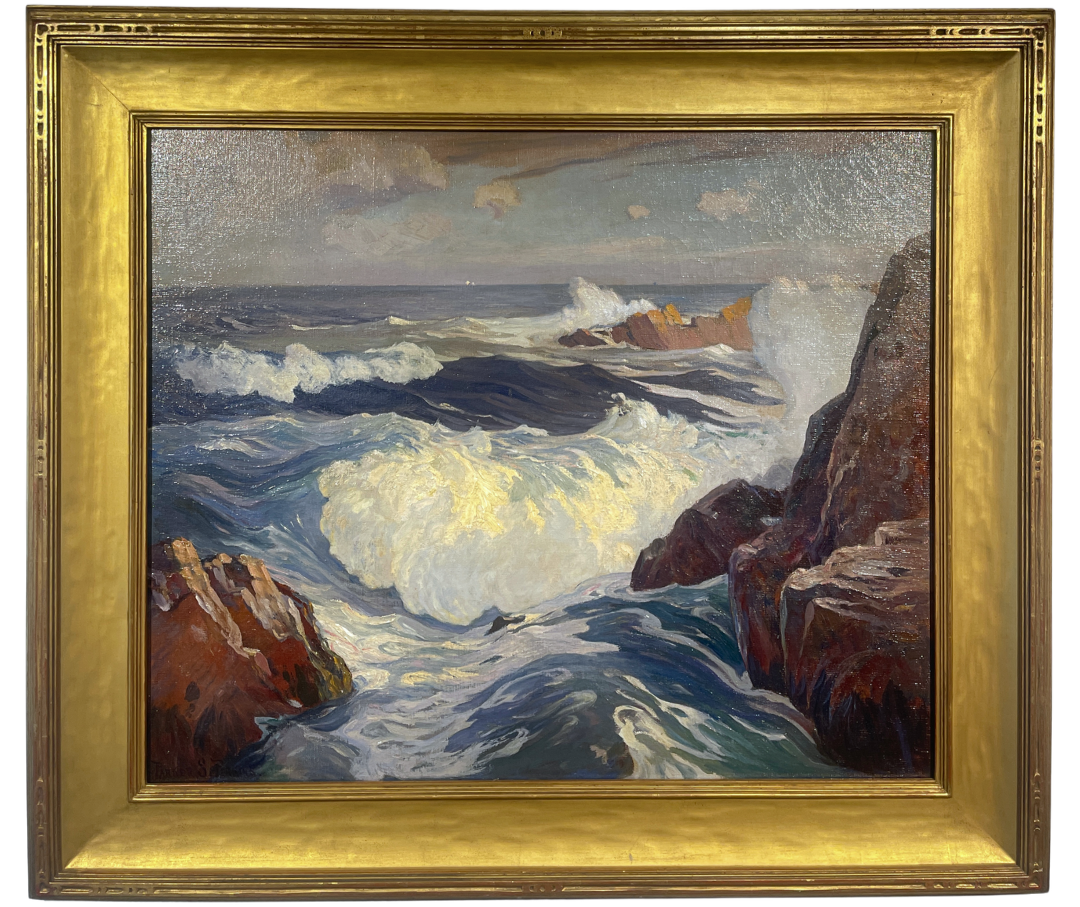   Parker Perkins (1862-1942)    Back Shore, Gloucester   Oil on Canvas, 25 × 30 in. Price: $5,000 