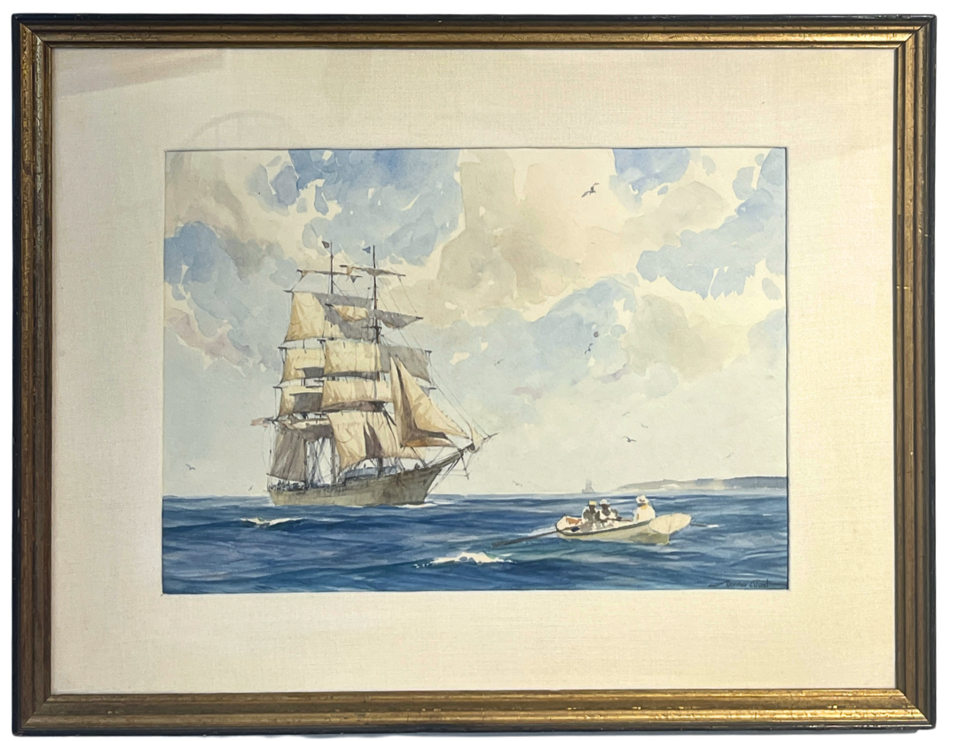   Gordon Grant (1875-1962)    Rowers   Watercolor, 10 × 14 in. Price: $1,000 