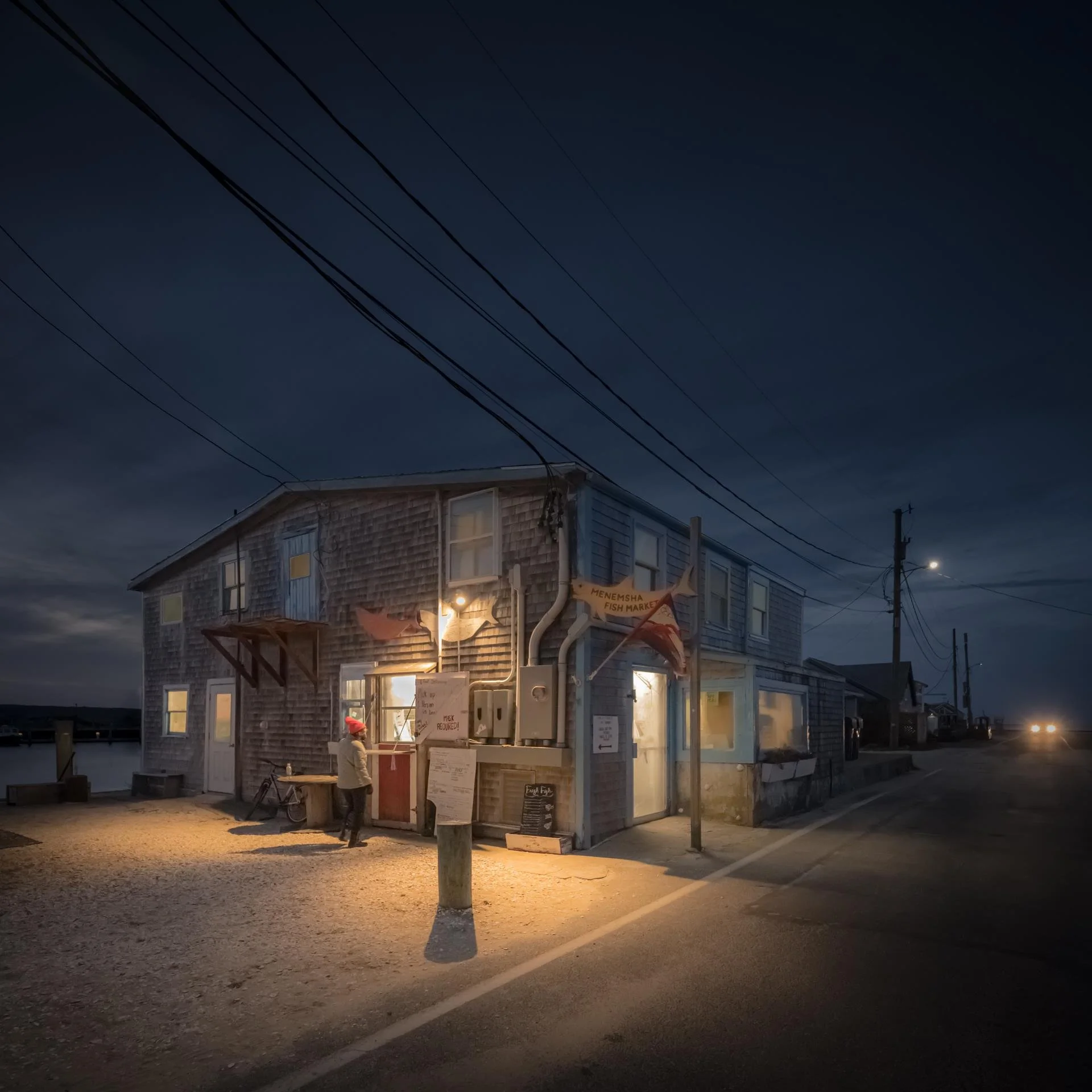   Bob Avakian ,  Take Out Window  Photography, 32 × 32 in. $2,500 