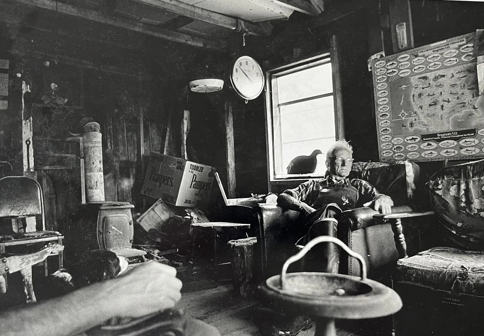   Jacqueline Bennett ,  George Morley, Lanesville Social and Yachting Club  Original Gelatin Silver Print 1982, 11 × 14 in. $450 