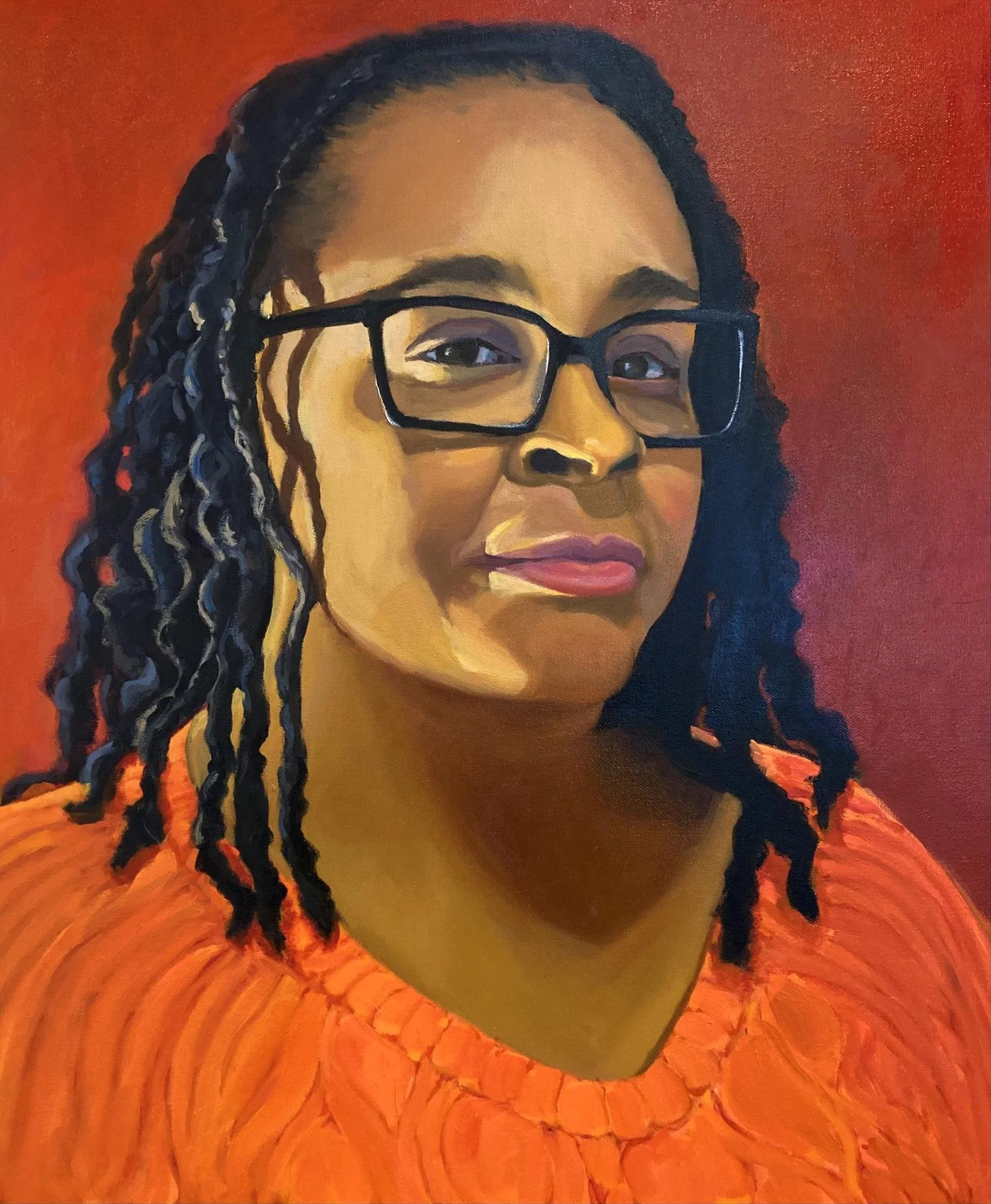   Elizabeth Bish ,  Alexys  Oil on Canvas, 36 × 24 in. $2,600 