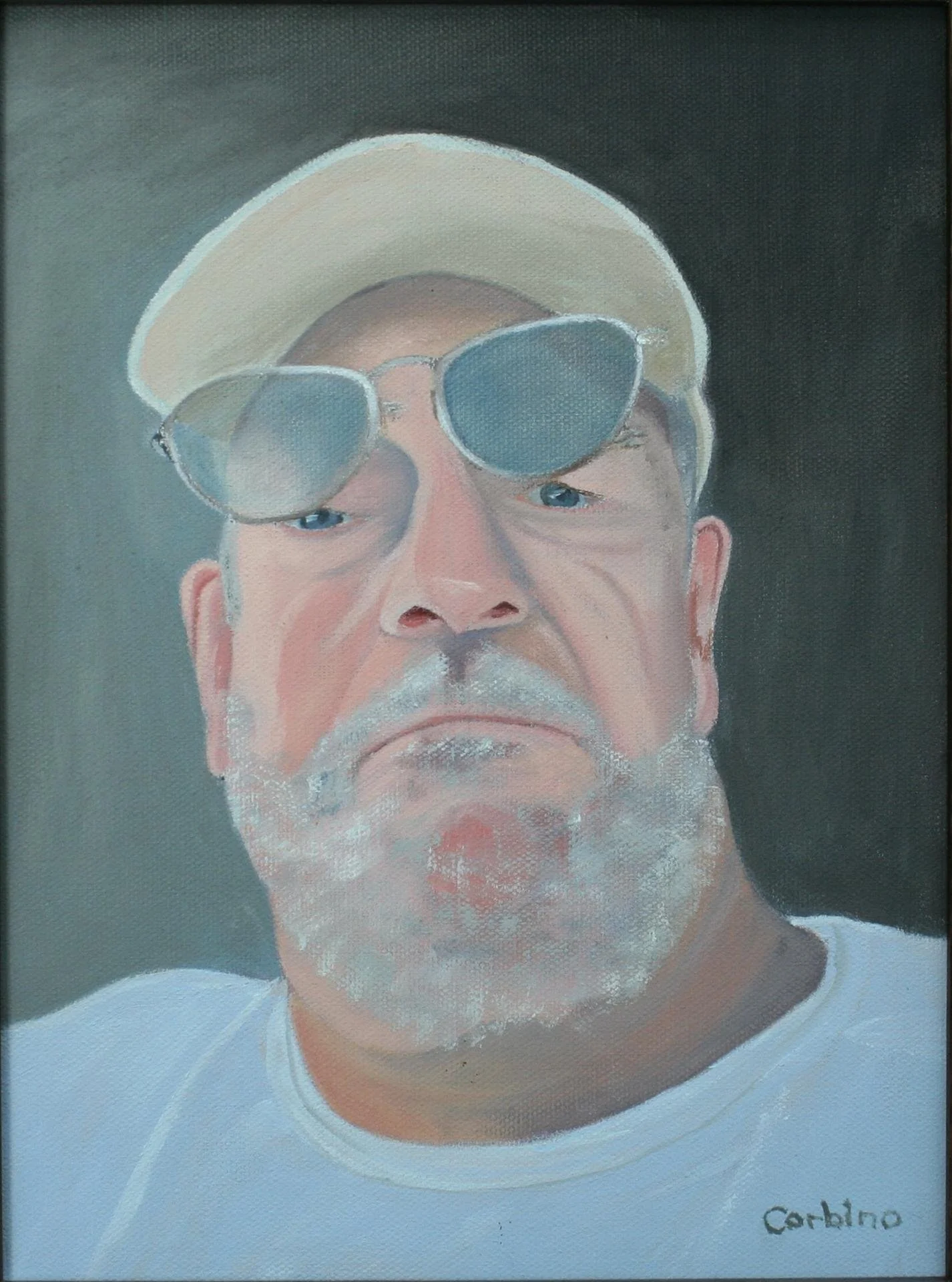   Peter Corbino ,  Grumpy  Oil, 12 × 9 in. $300 