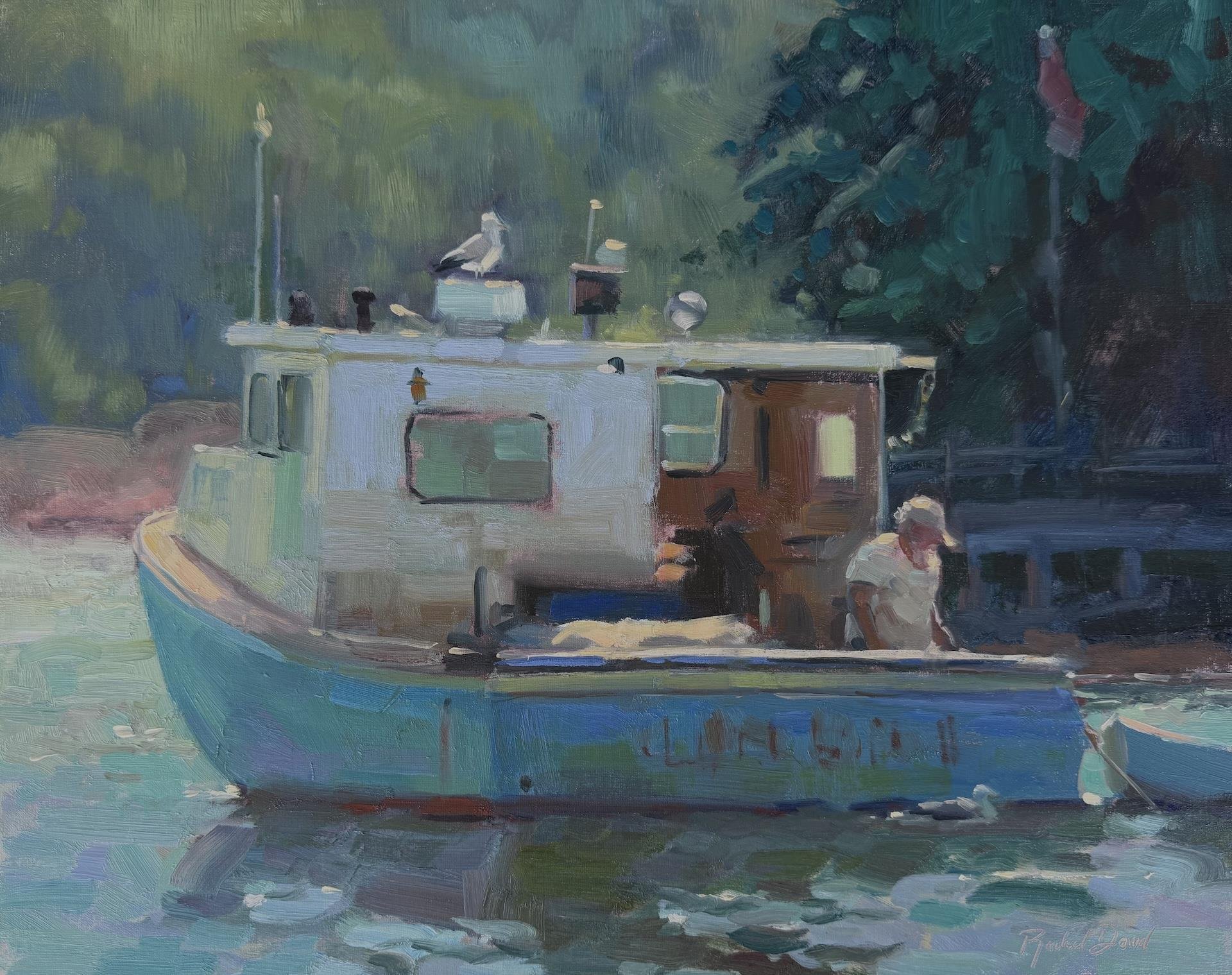   Rachel Dowd ,  Preparations  Oil, 16 × 20 in. $2,425 