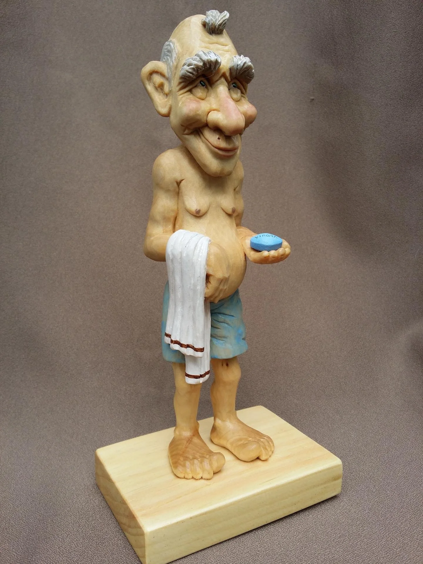   Justin Gordon ,  The Proposal  Basswood, 8 × 2 × 2 in. $1,250 