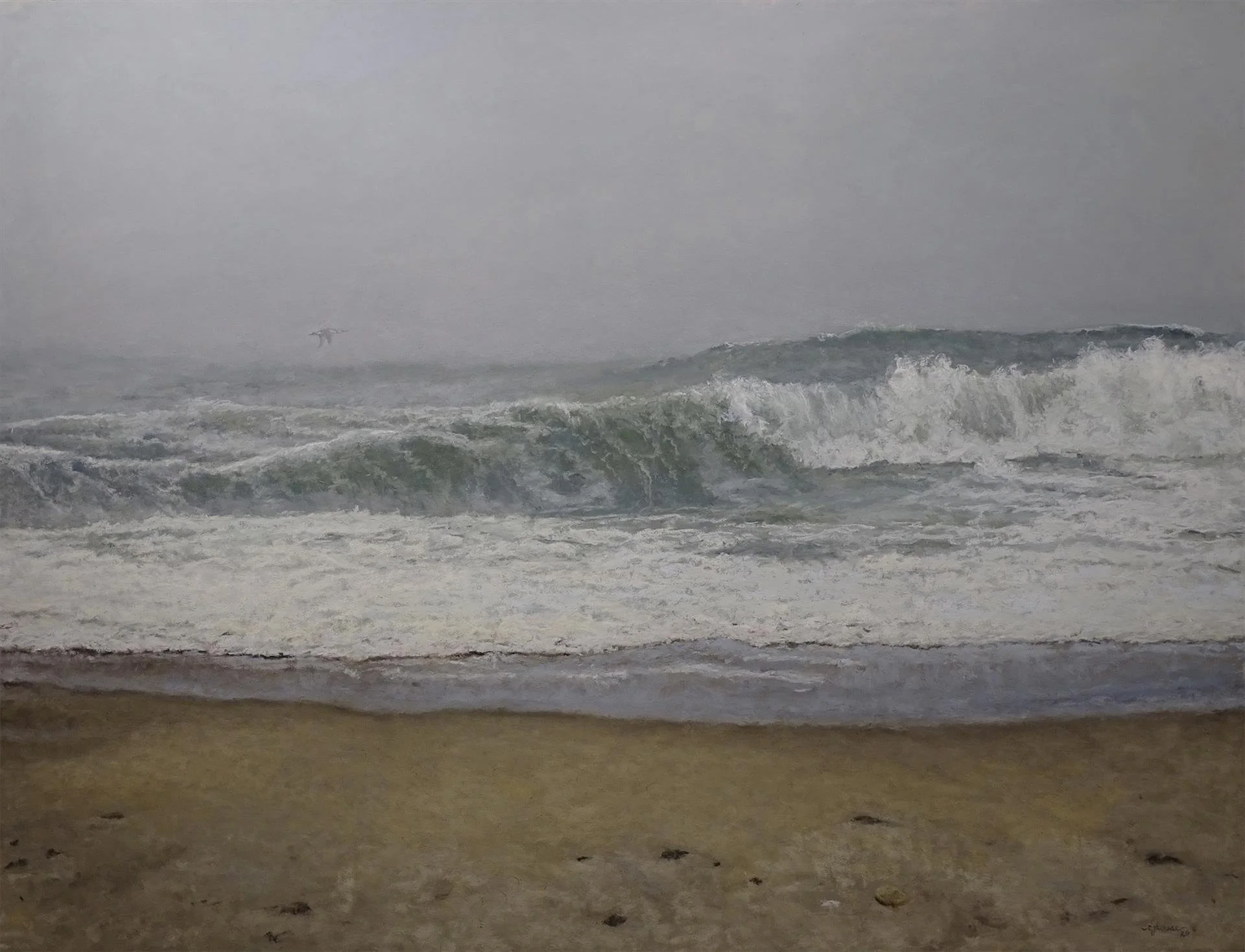   Cindy House ,  Winter Seas  Soft Pastel, 20 × 26 in. $9,800 
