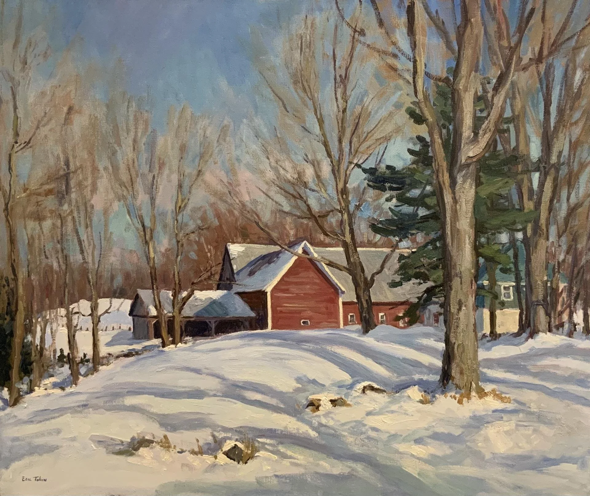   Eric Tobin ,  Fresh Air And Sunshine  Oil, 30 × 36 in. $7,000 