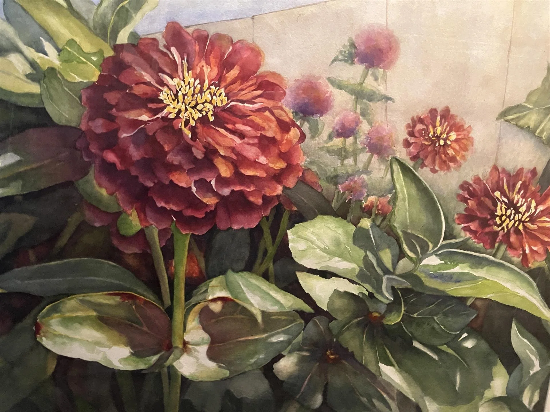 Nancy Caplan, Zinnia Garden