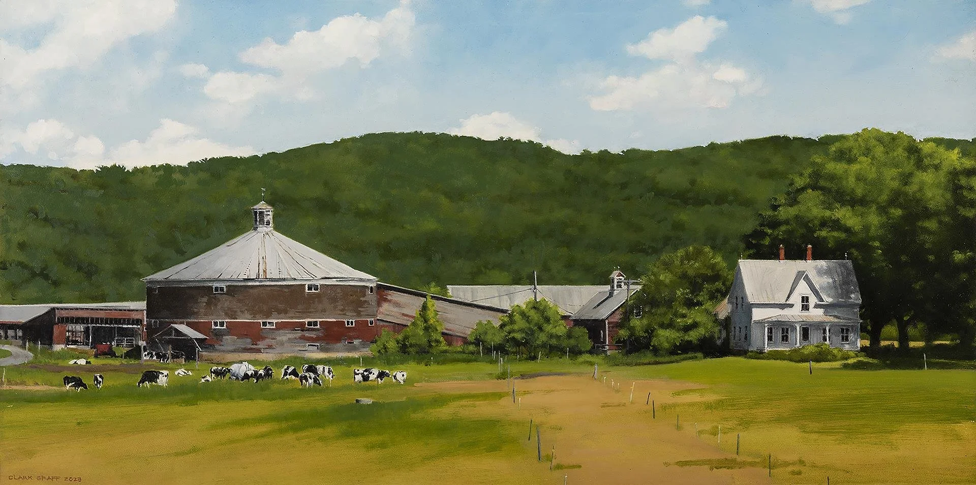 Clark Graff, Round Barn - Route 5