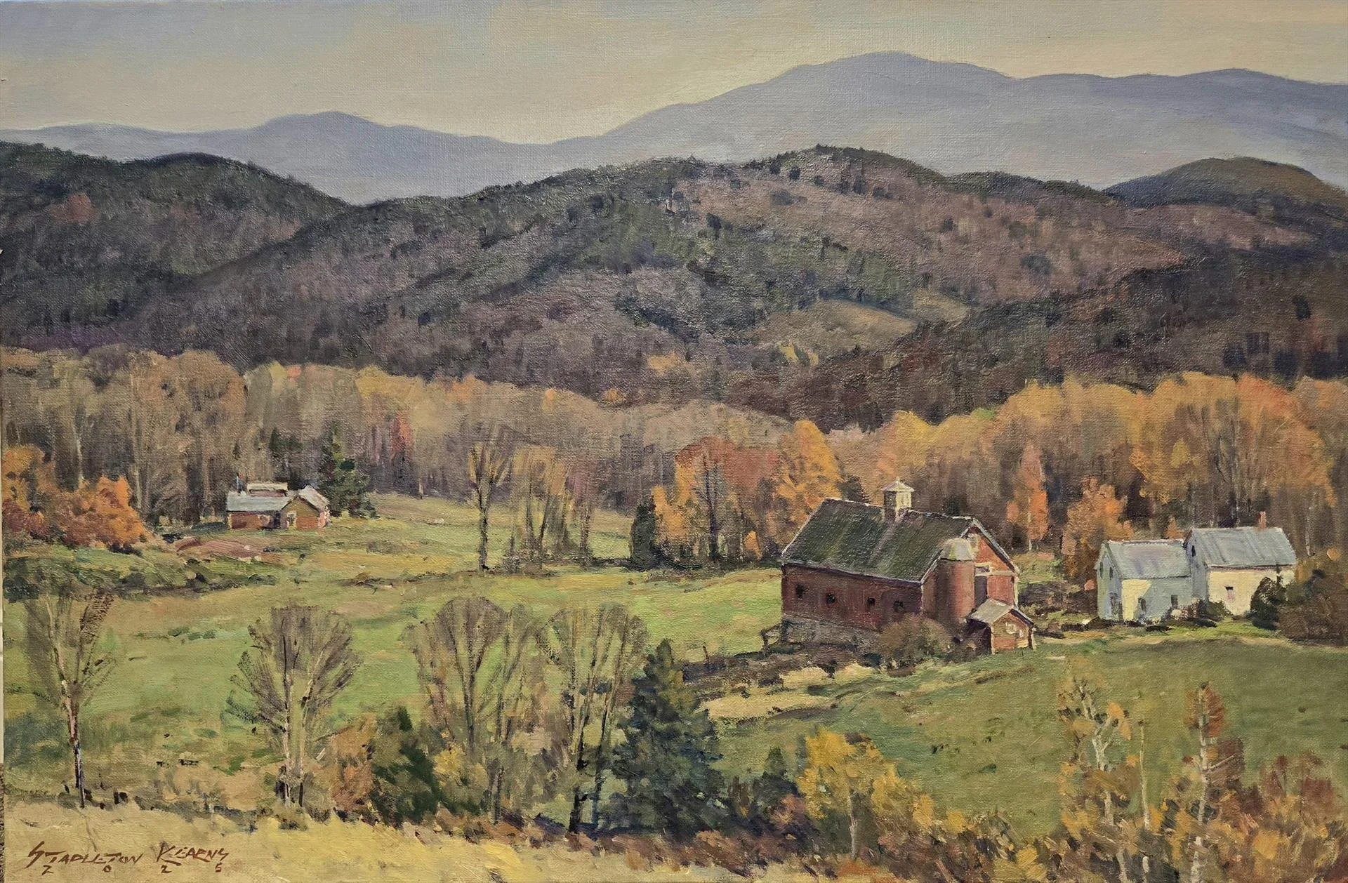 Stapleton Kearns, Vermont Farm in a Valley