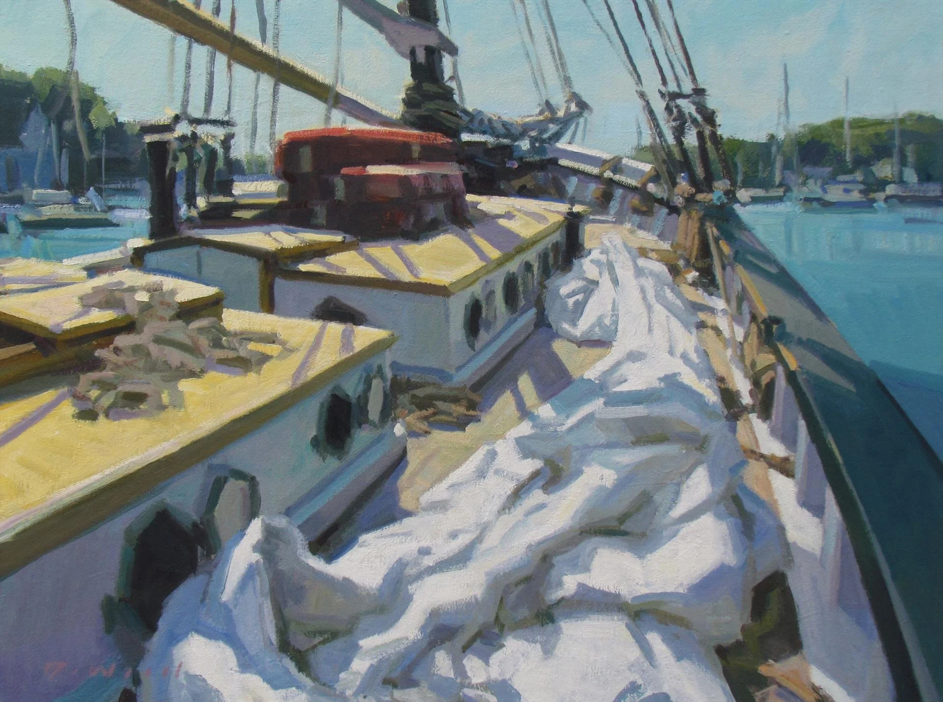 Ken DeWaard, Laying Out the Sails