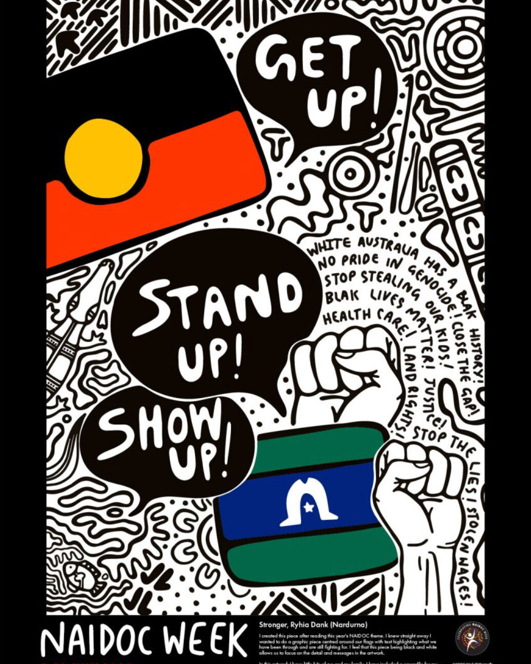This week has been NAIDOC week and the theme this year is Get up, Stand up, Show up. ​​​​​​​​
This is a week to celebrate elders past who have led and driven change and to stand together as we look forward to how we can support first nations people t