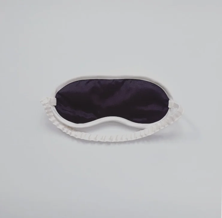 Silk eye mask white 1