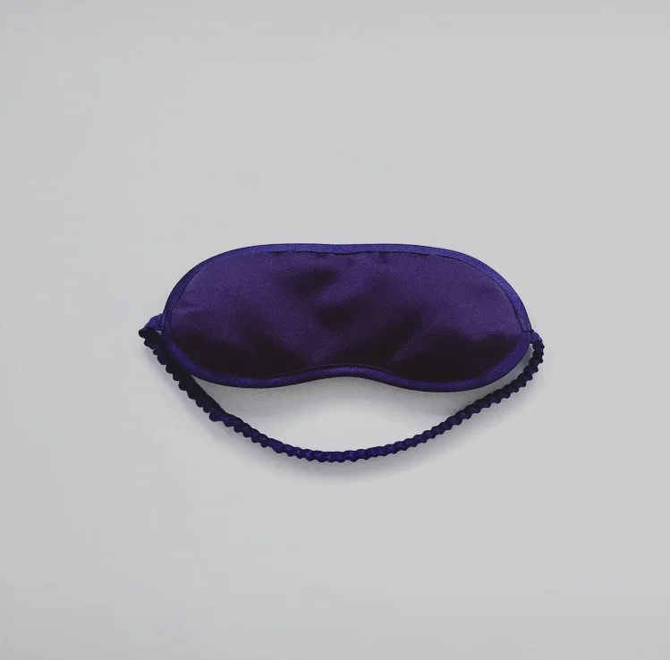 Silk eye mask purple 1