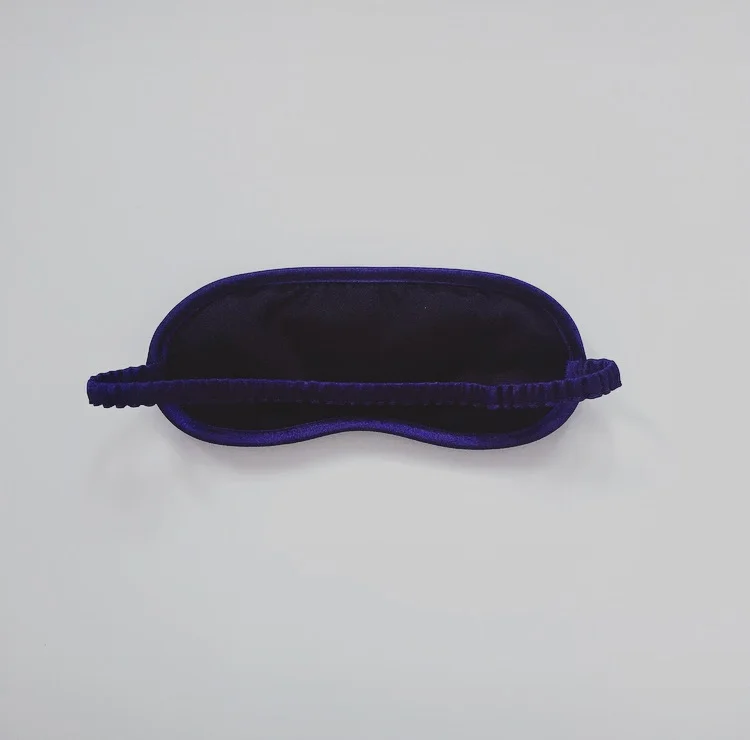 Silk eye mask purple 2