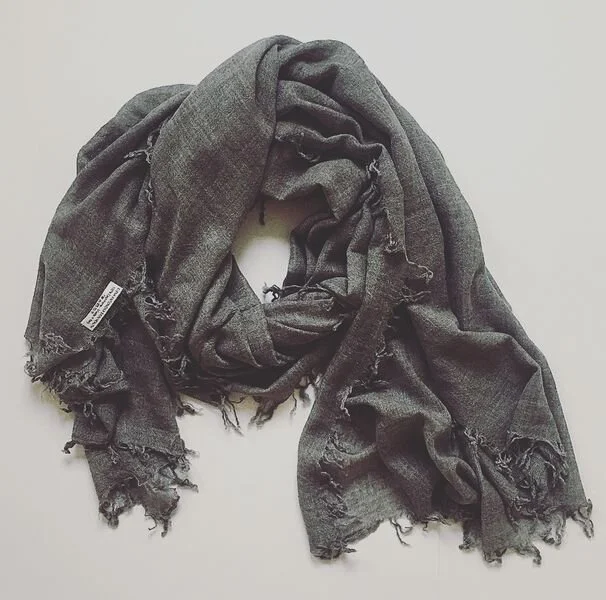 Kaschmir Schal Grau XXL   210x100cm