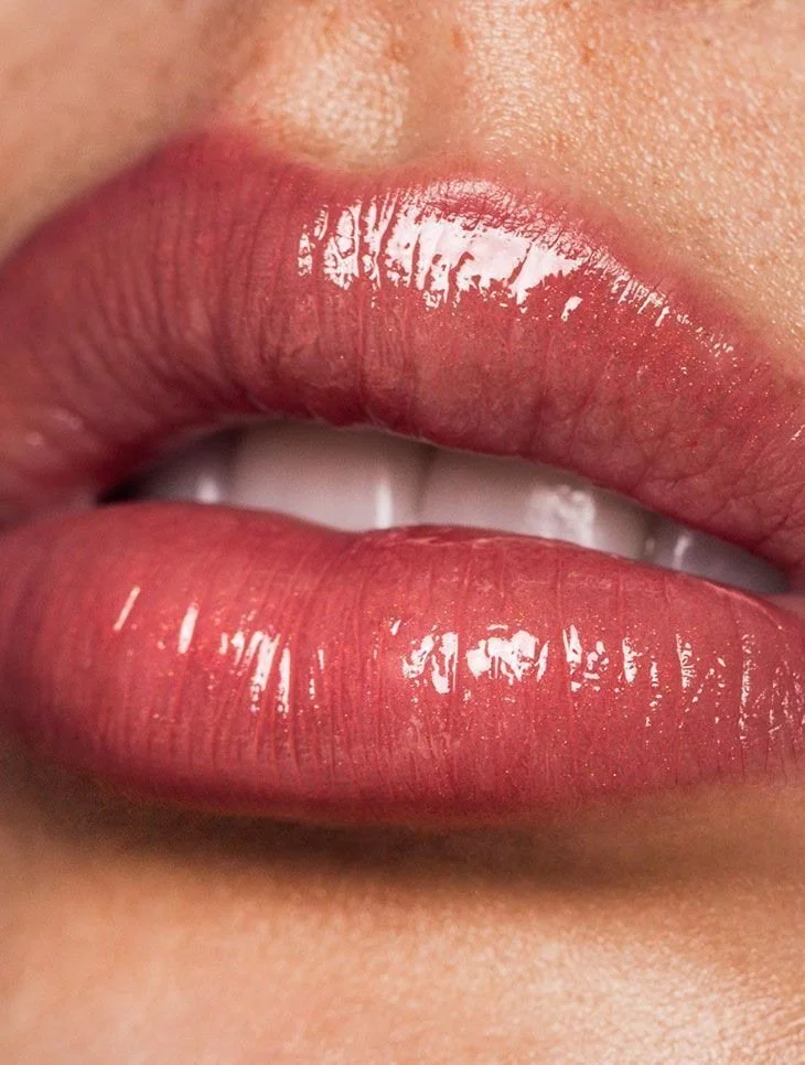 Natürlich schöne Lippen
