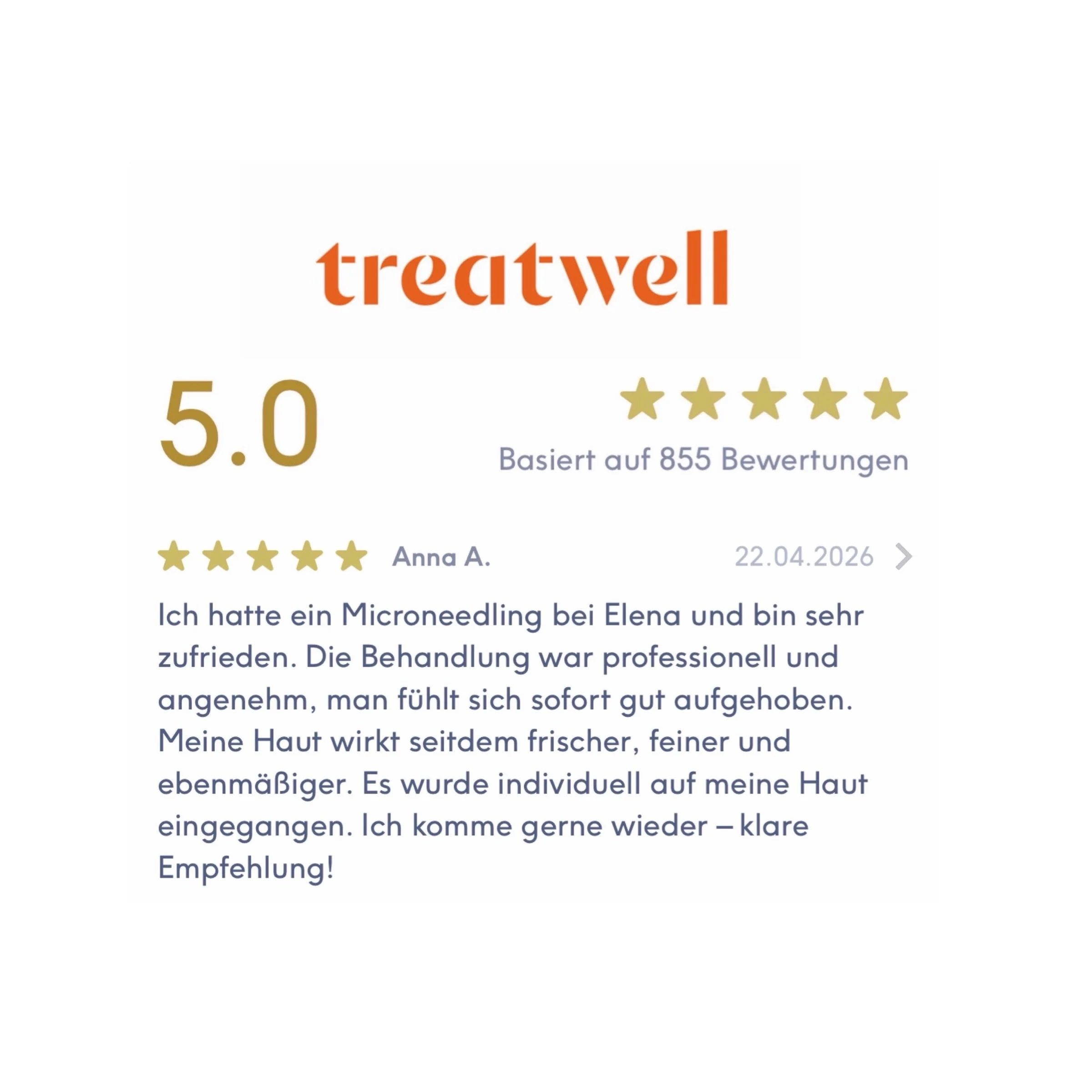 Anna A. – 5★ Microneedling Erfahrung