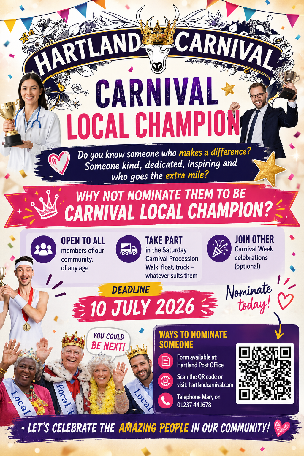 🌟 NEW FOR 2026 — HARTLAND CARNIVAL LOCAL CHAMPION 🌟