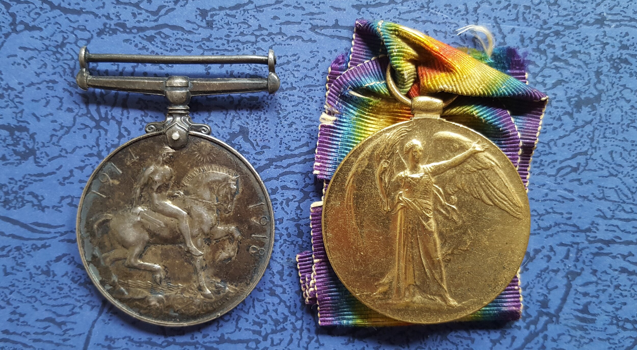 WWI Medal Pair.