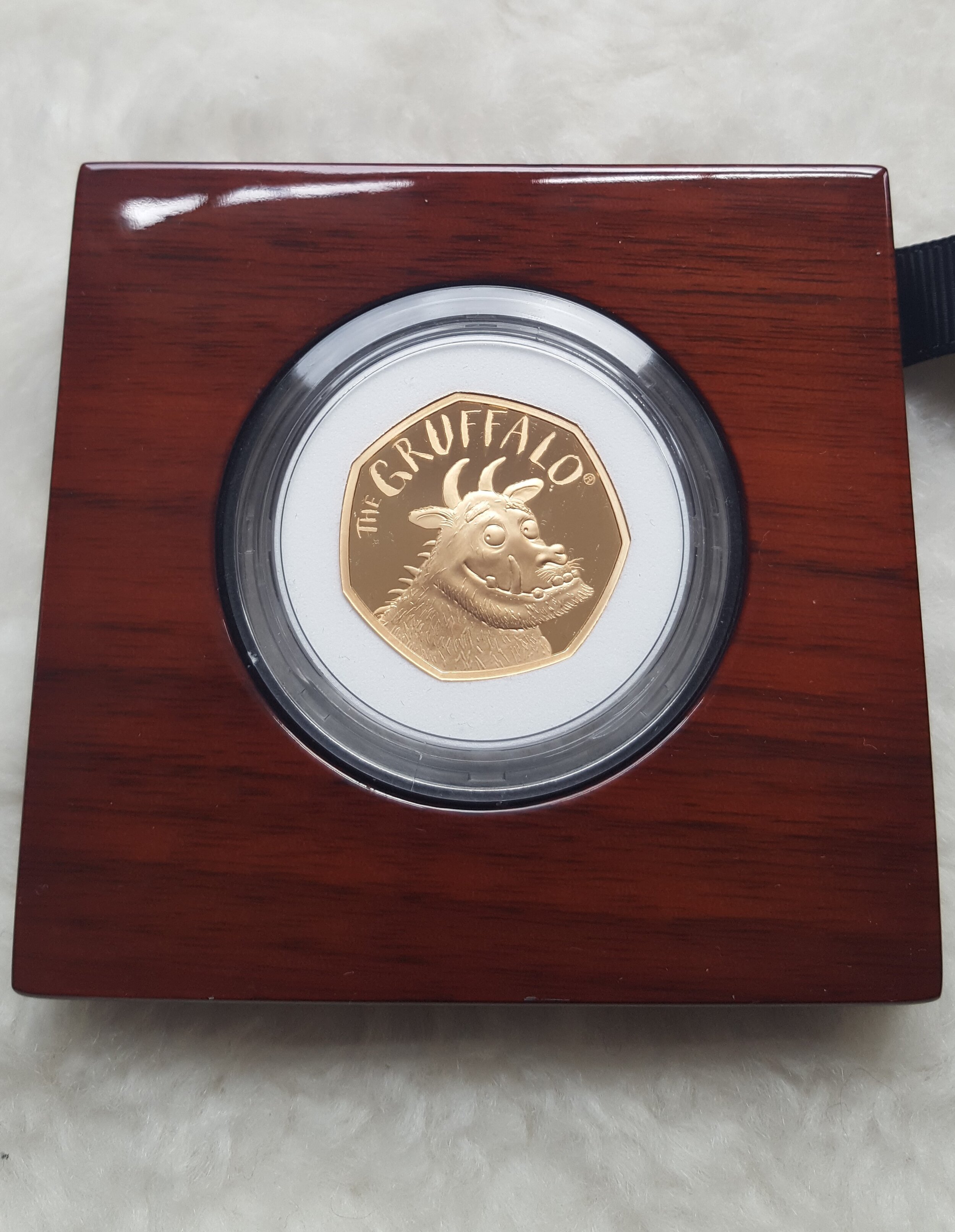 The Gruffalo UK 50p Gold Proof Coin.