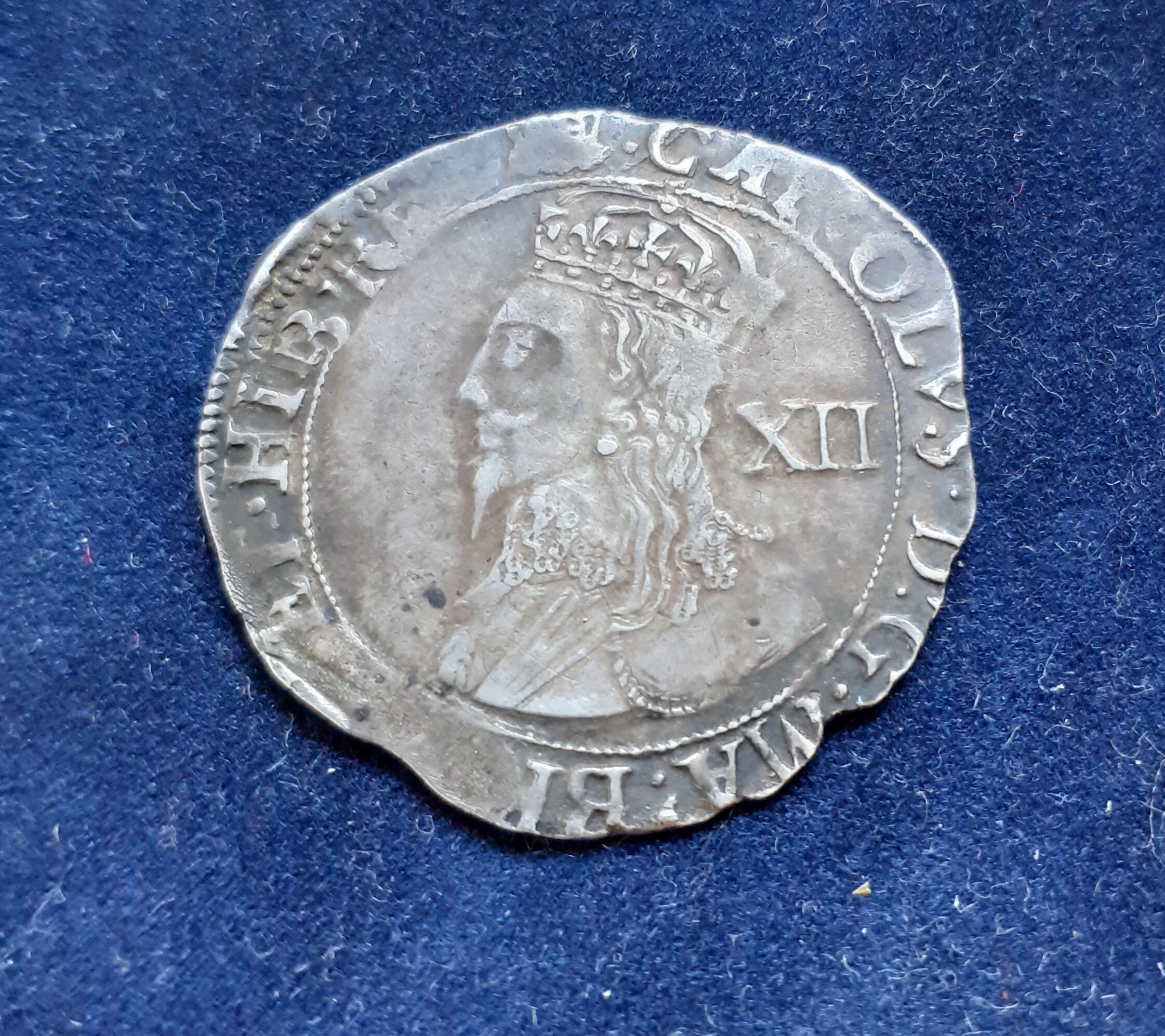 1633/4 Charles I hammered shilling