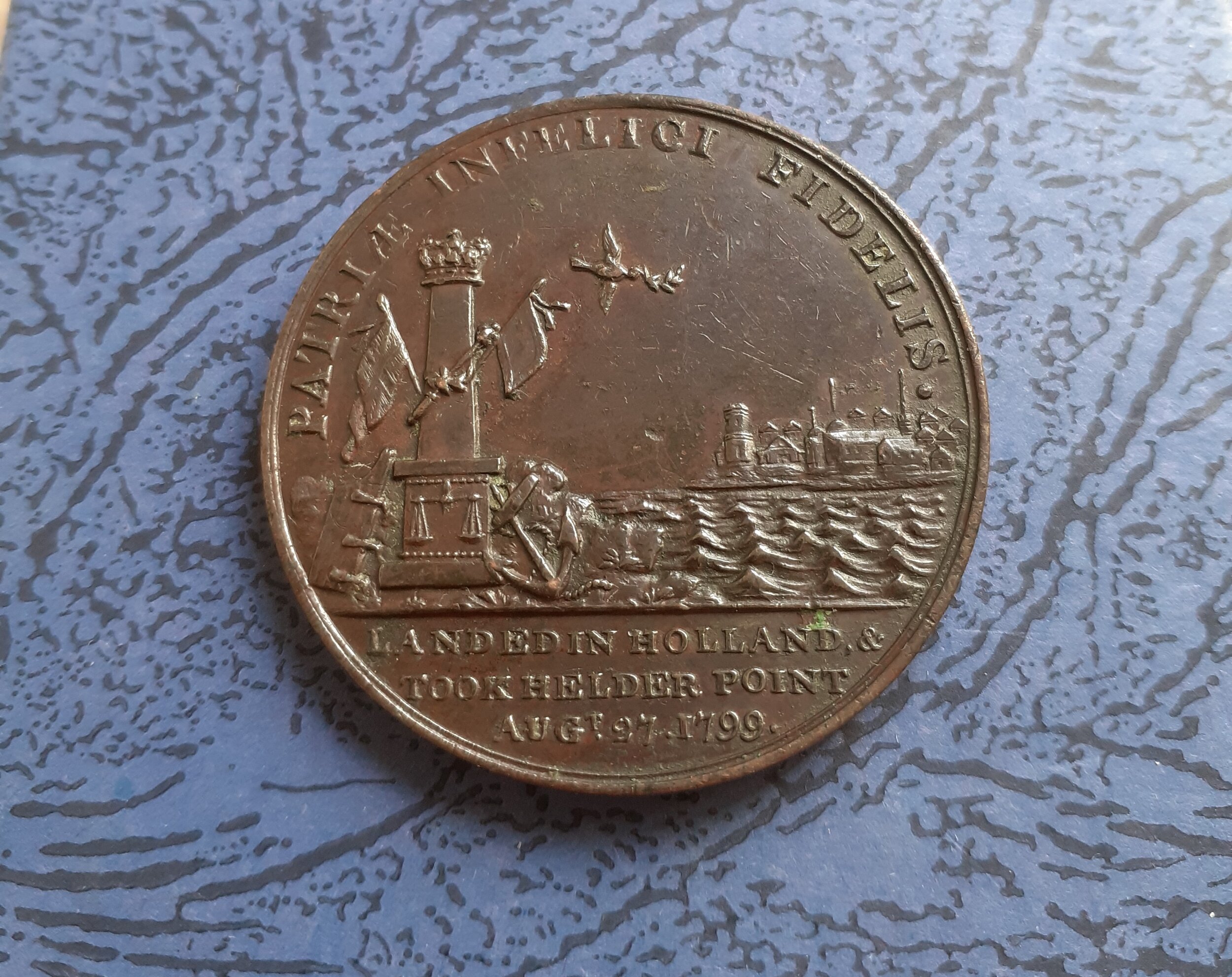 1799 Helder Point Medallion.