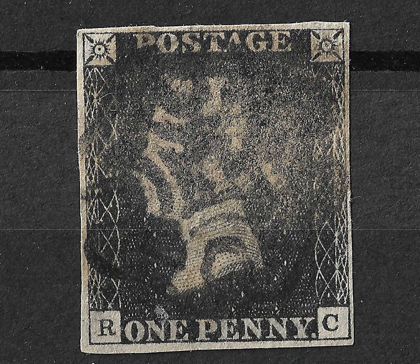 Penny Black Plate 11 stamp.