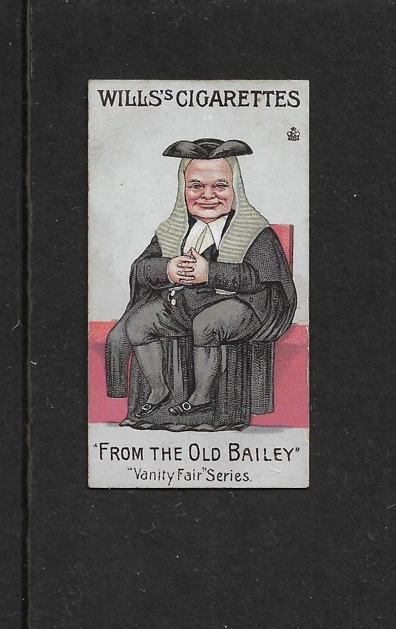 Wills Vanity Fair Unnumbered 1902. Earl of Halsbury G/VG Condition.