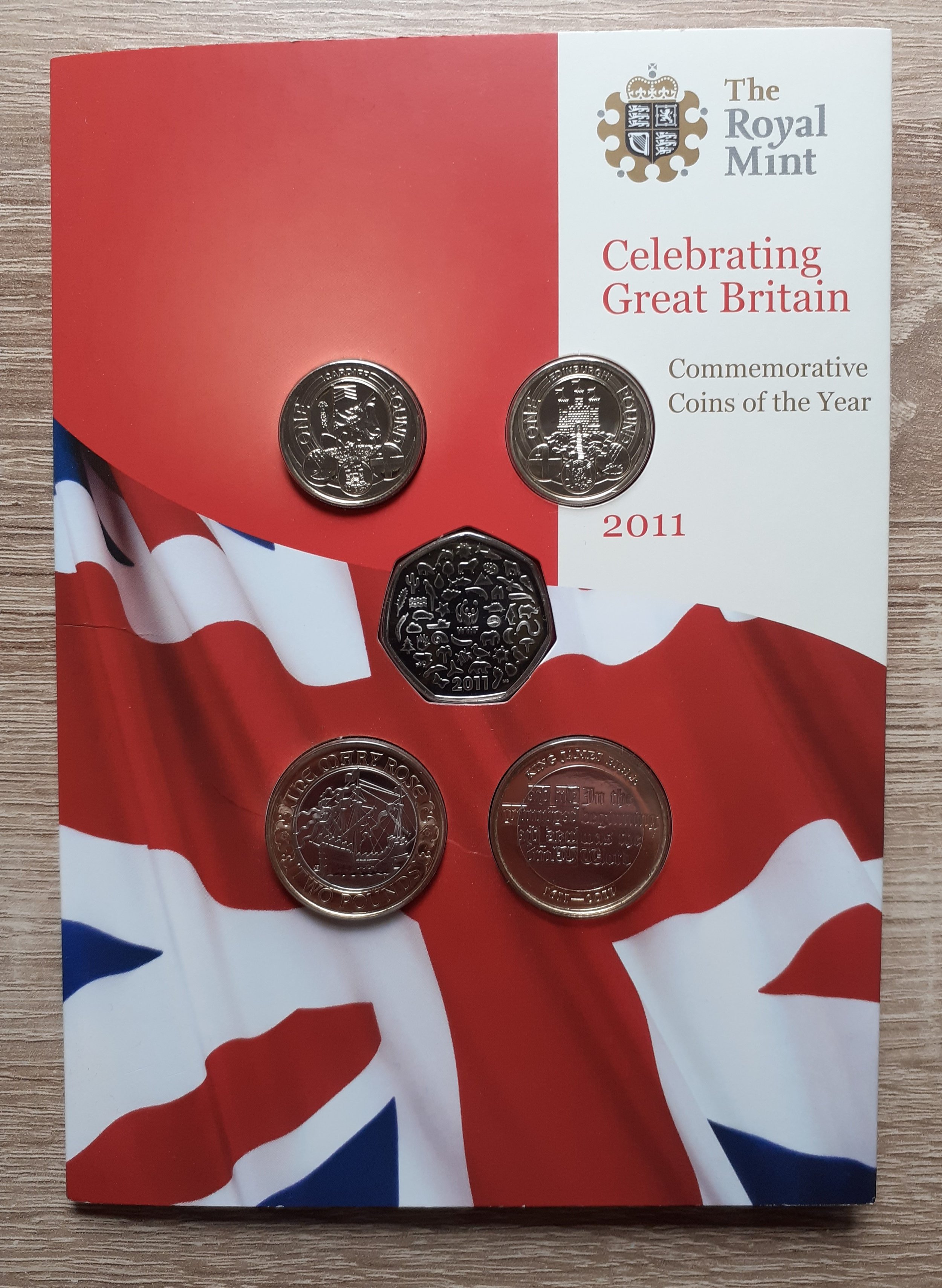 2011 Celebrating Great Britain Uncirculated Coin Set. 