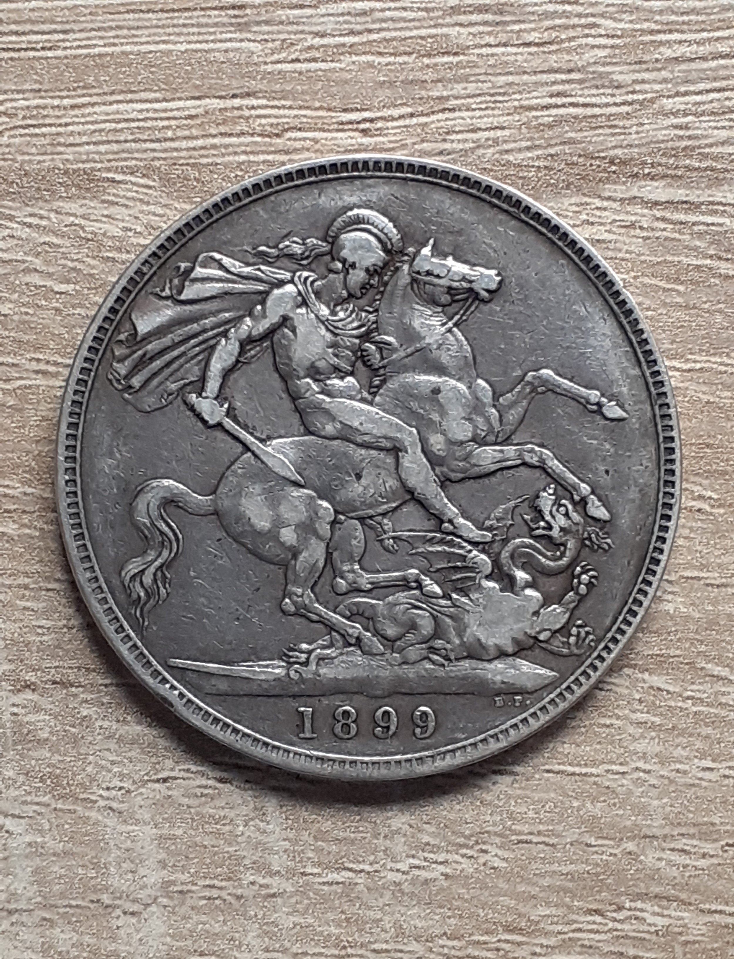 1899 LXII Queen Victoria Silver Crown.