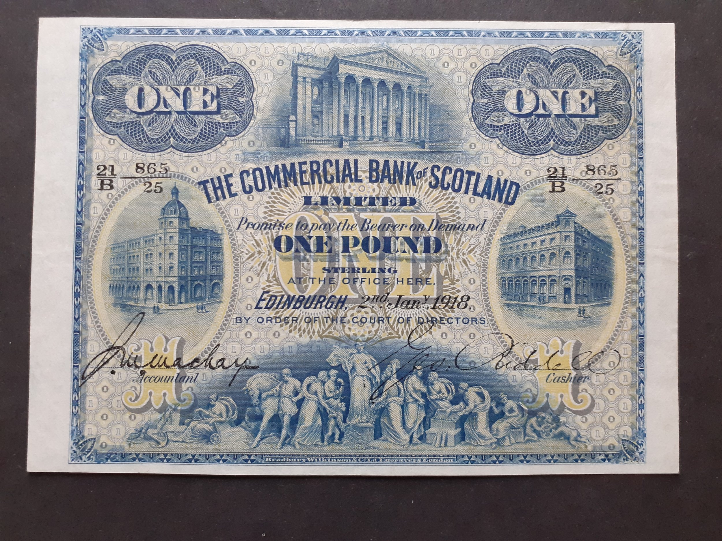 Commercial Bank of Scotland One Pound Note