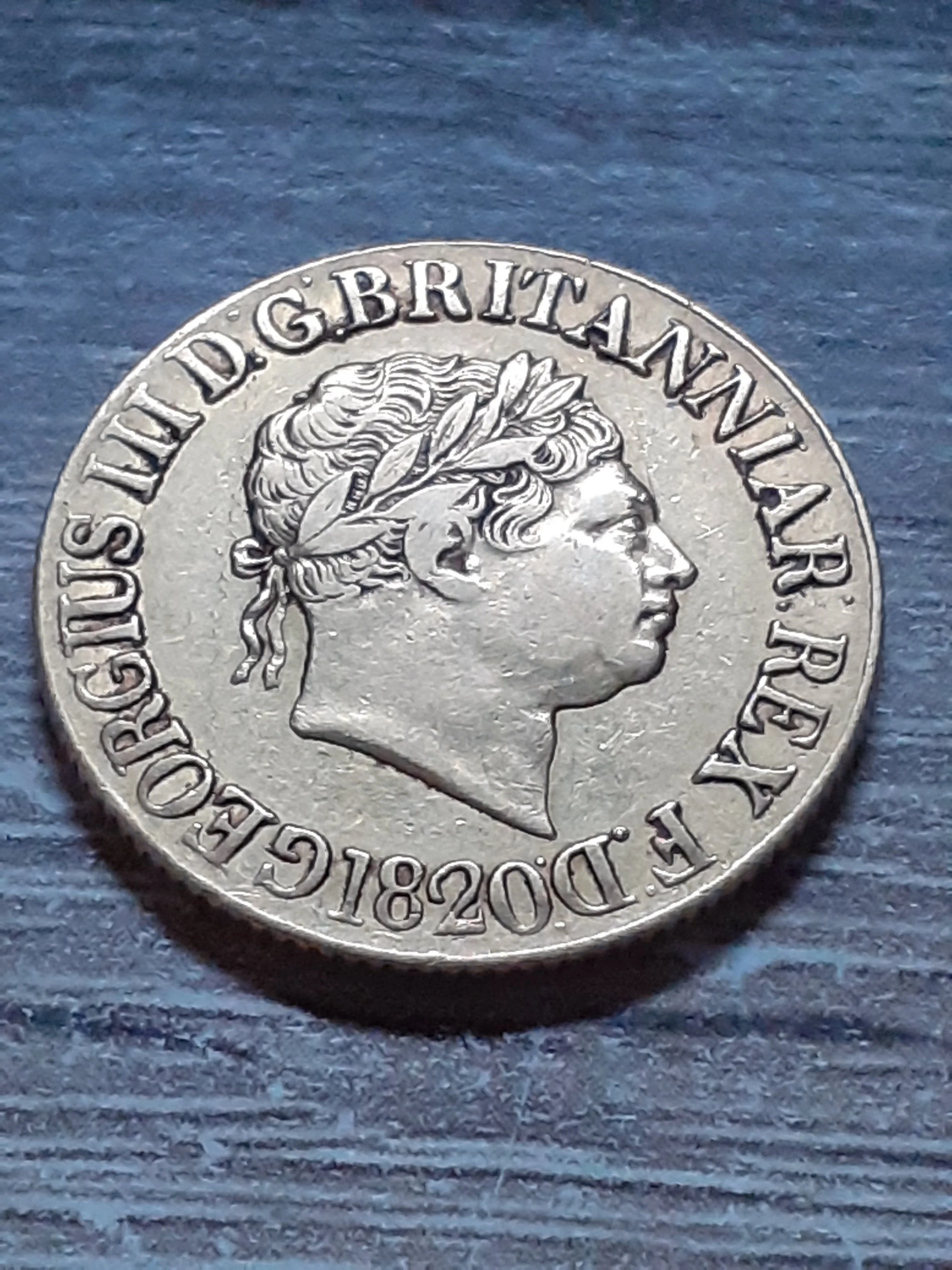 1820 George III Full Gold Sovereign.