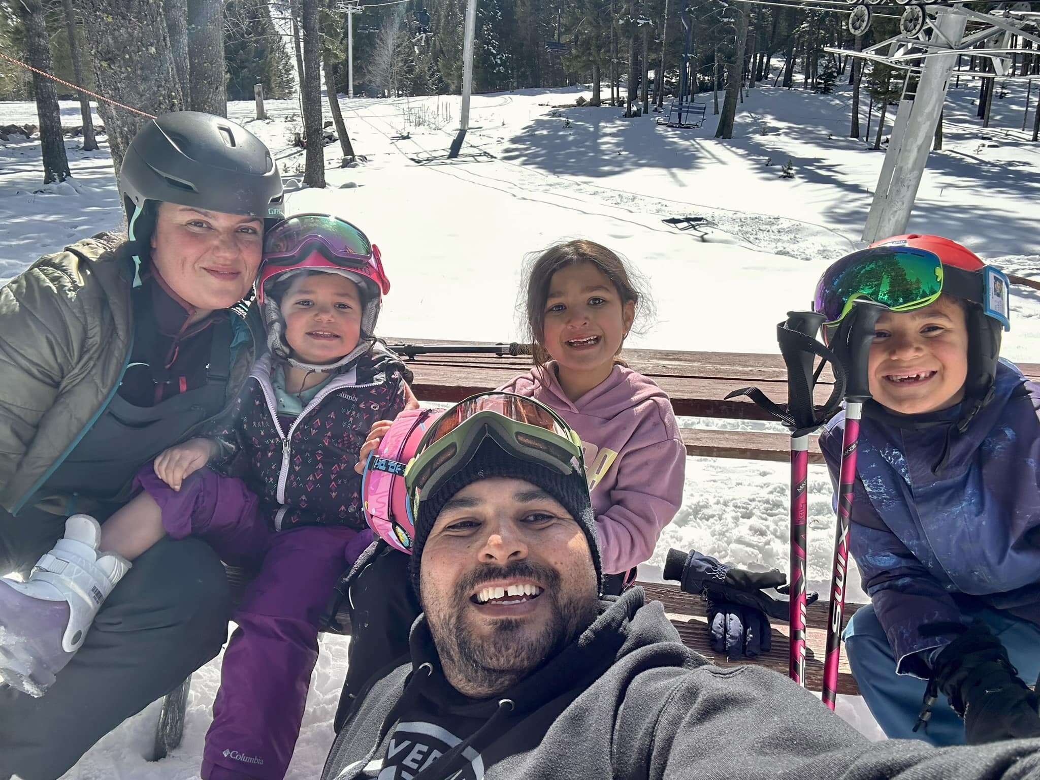 Got to celebrate Kamryn&rsquo;s birthday Amon the ski hill today and it was perfect. Great snow. Great weather. Amazing wife. And perfect family. Happy Birthday girly.