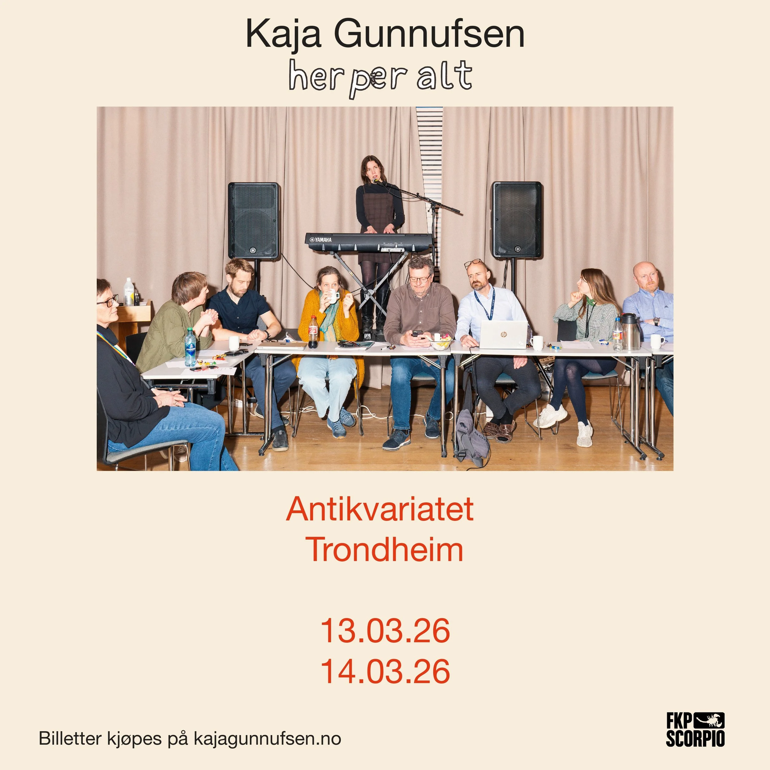 Kaja Gunnufsen herper alt @ Antikvariatet