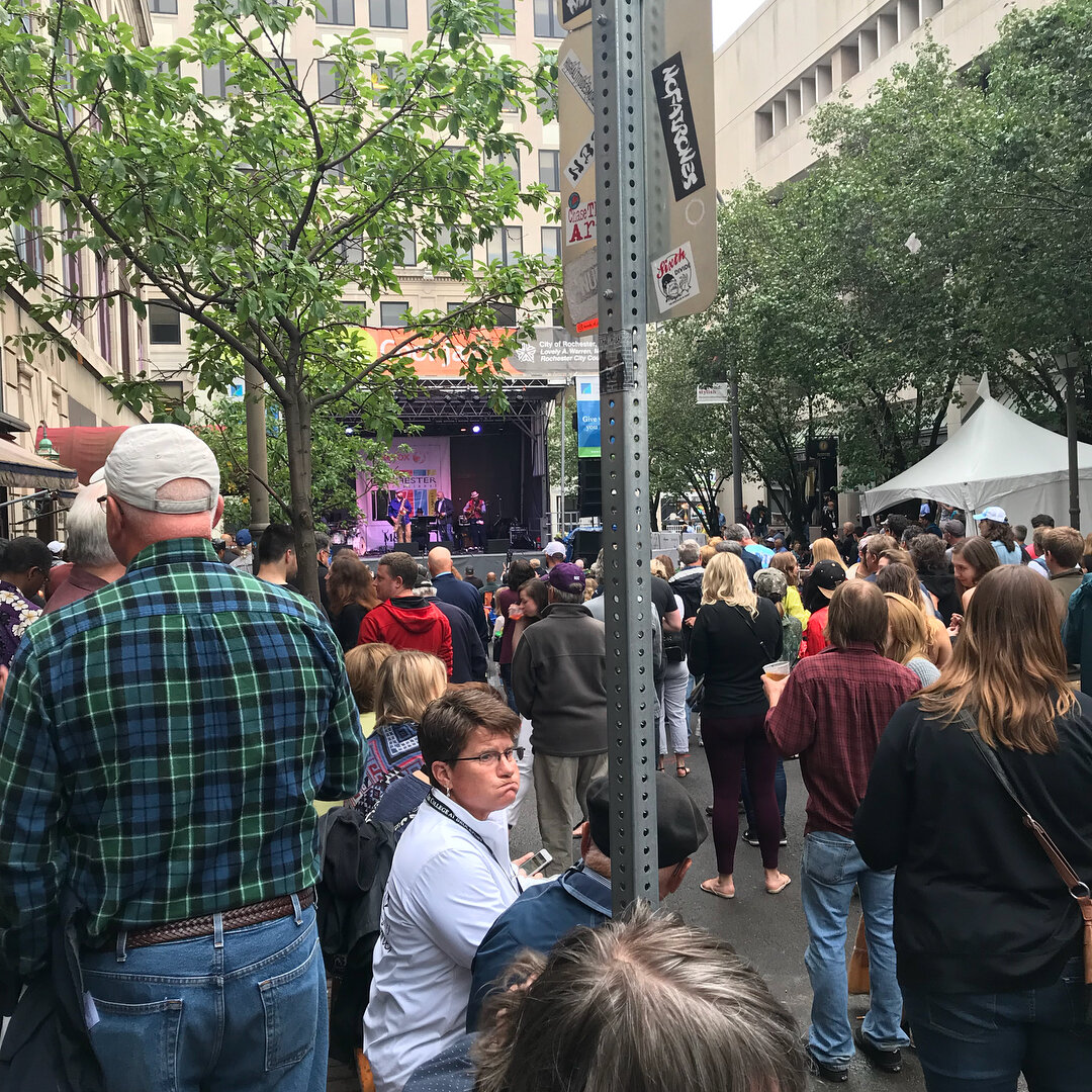 Rocking it on jazz street. @xrijf @bt_trombone @jaredsims @jefferson_sean