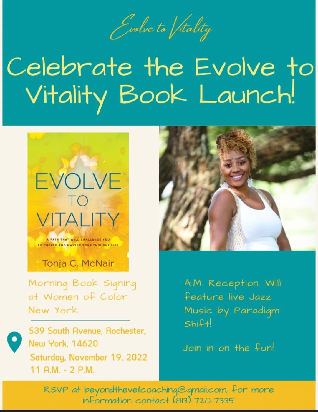 Morning Book Signing at Women of Color, New York