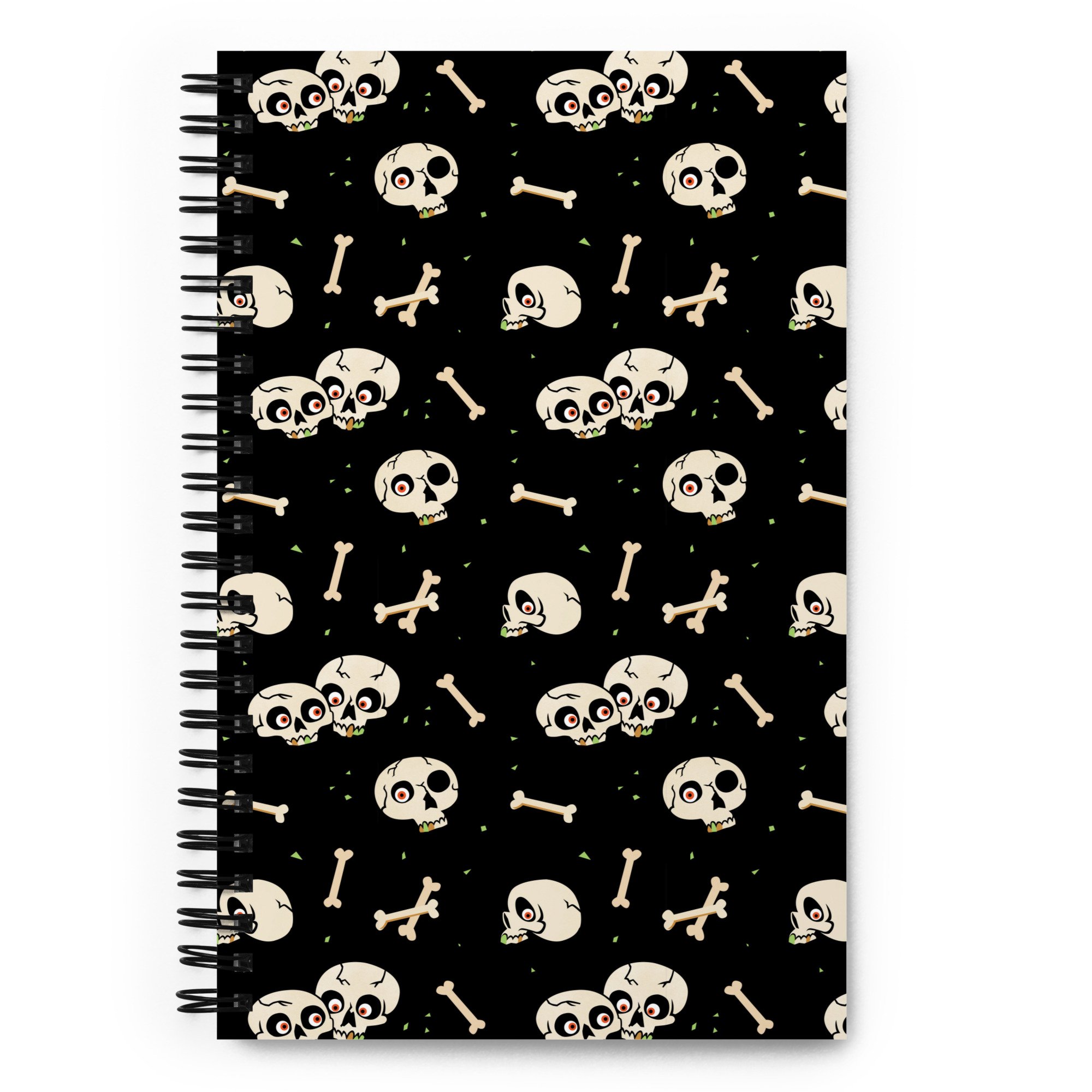 Skull & Bones Spiral Notebook - PLENILUNE