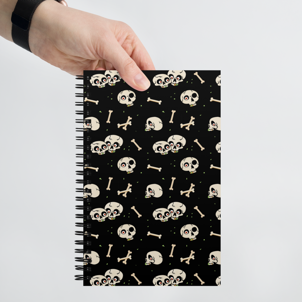Skull & Bones Spiral Notebook - PLENILUNE