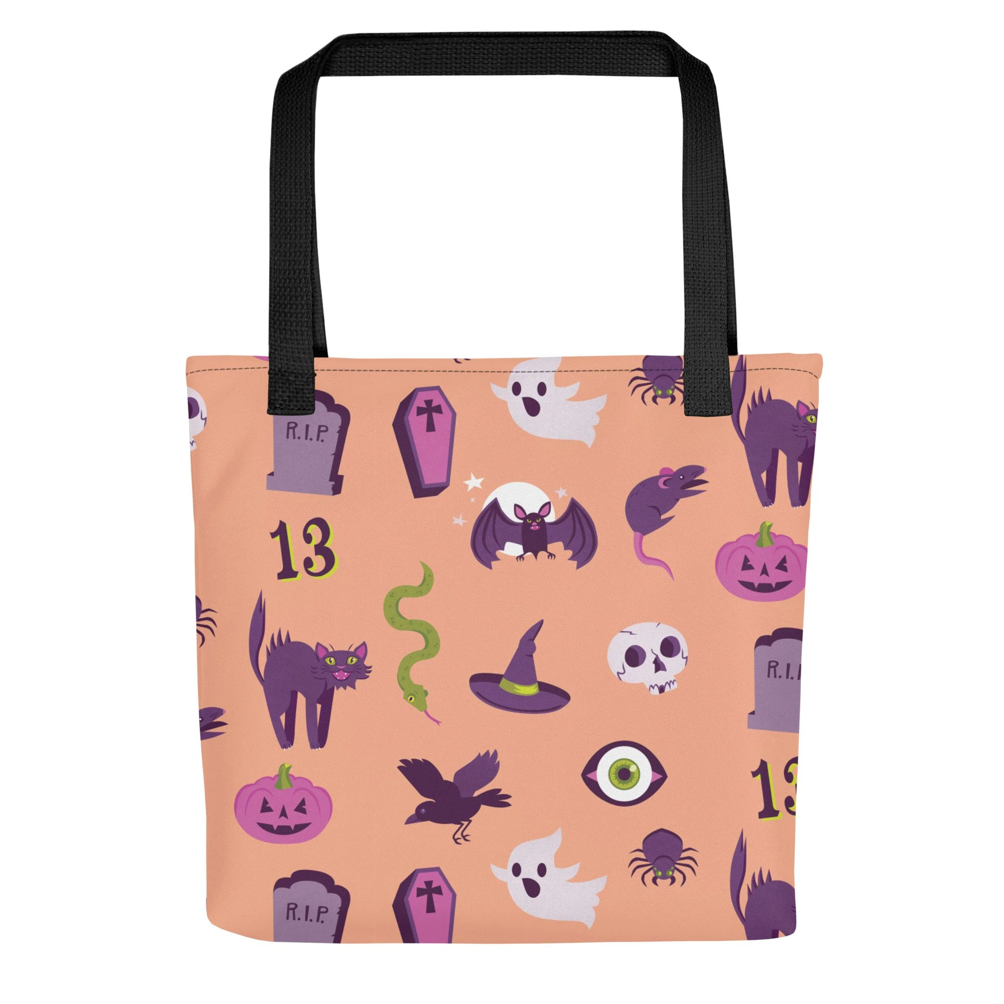 Pastel Halloween Trick Or Treat Tote Bag - PLENILUNE