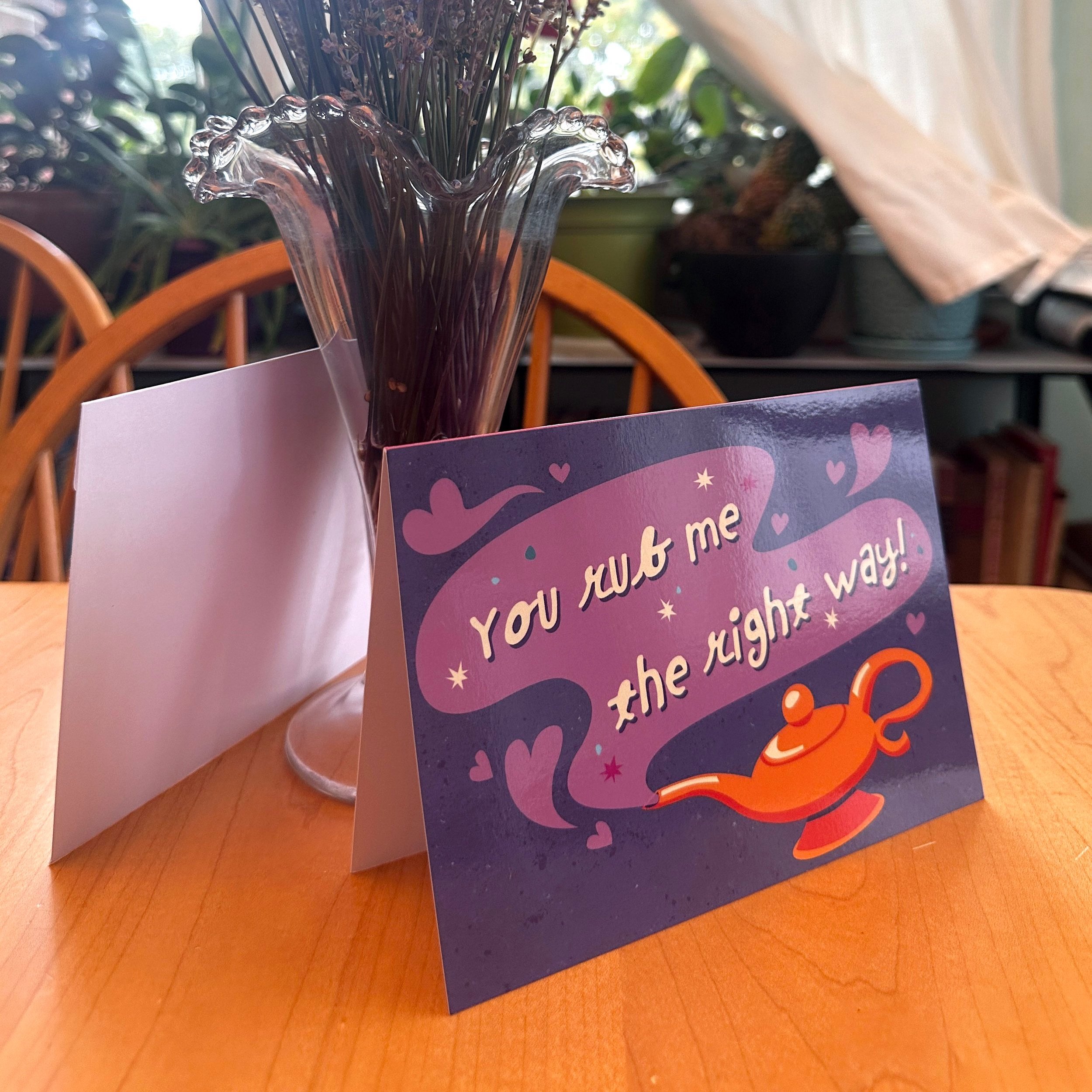 You Rub Me The Right Way! Valentine's Day Card Pack - PLENILUNE