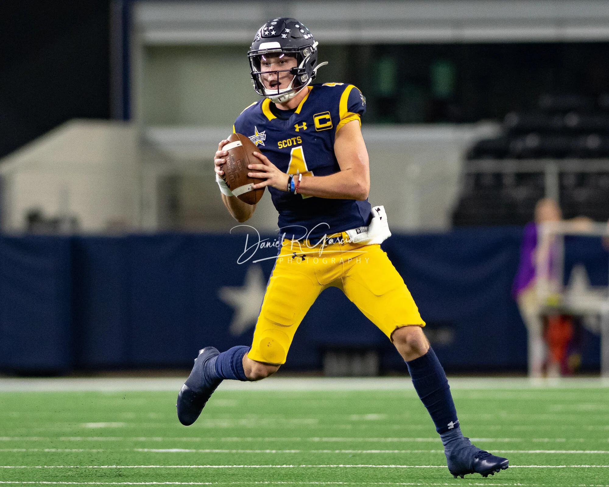 ARLINGTON, TEXAS: The Highland Park Scots and The Magnolia Bulldogs traveled for an Area 5A Division I Region II playoff game on November 21, 2019 at AT&T Stadium in Arlington, Texas. (Photo by Daniel Garcia / Daniel Garcia Photography)