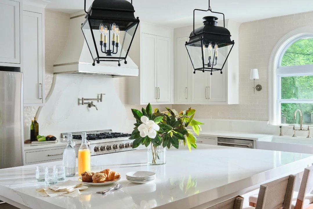 A quick breakfast on the go—paused just long enough to take in a deep breath and a quiet moment in one of our latest kitchen renovations. Even the busiest young families deserve spaces that offer a sense of serenity.