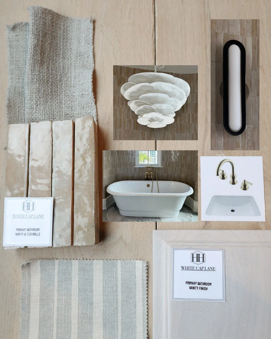 For this Alys Beach home, a vision for the unexpected yet approachable comfort has guided every decision &mdash; from the handcrafted tile to the natural textures and the chandelier that brings a soft, coastal character to the space.

This Primary Ba