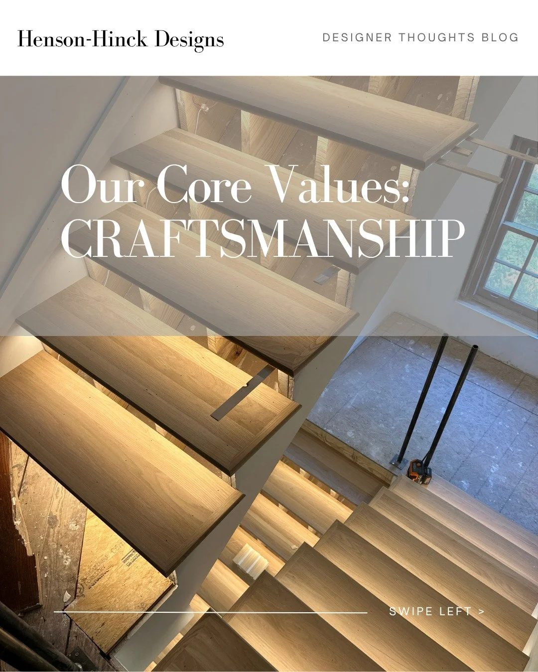 Originally a closed back staircase spanning four floors, this stair hall is being transformed into an open architectural feature with oak treads, risers, and integrated LED lighting that brings warmth and dimension to each level.

What was once purel