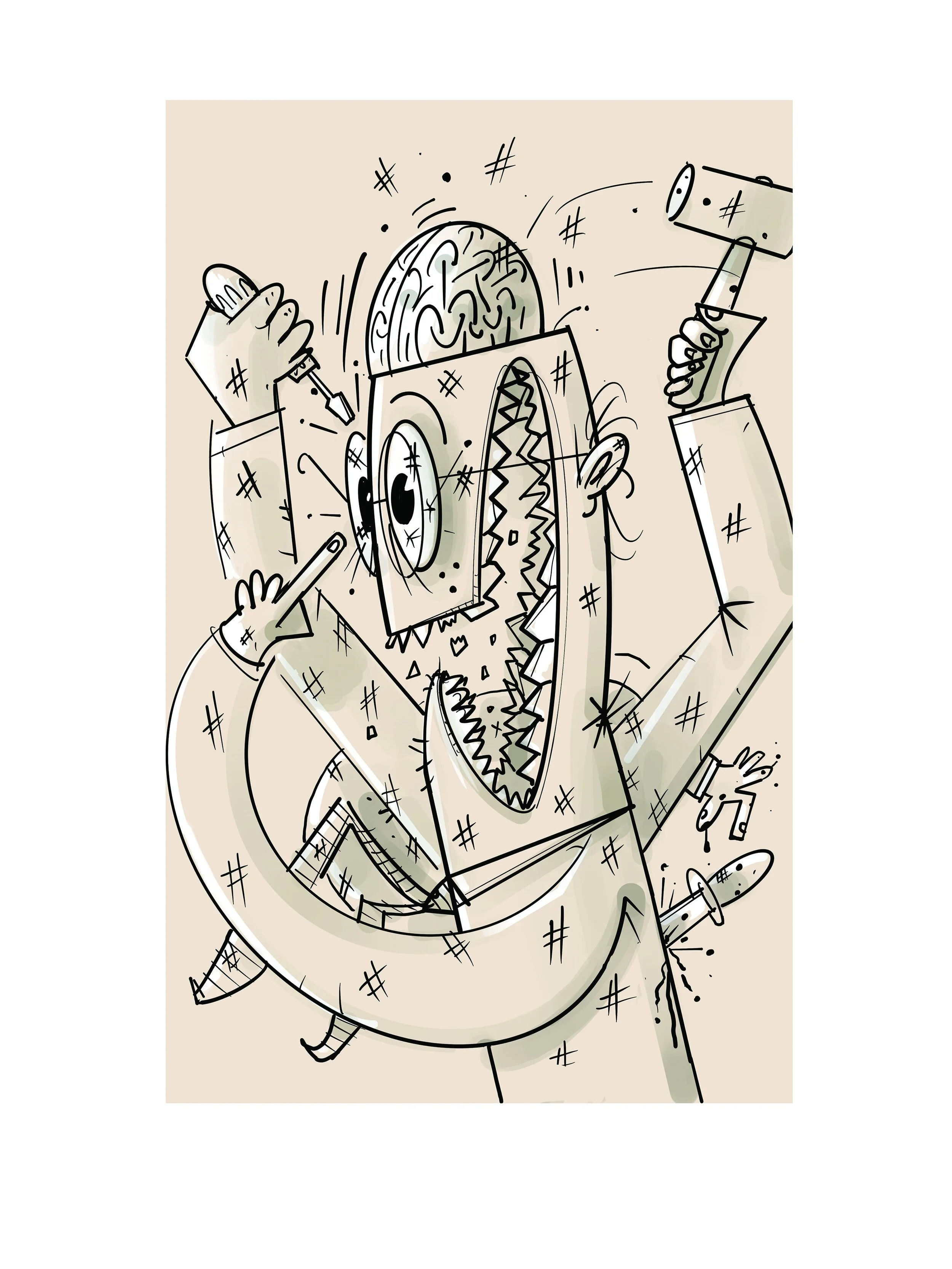 DIDNT NOTICE WOUNDS SELF INFLICTED 9x12 copy.jpg