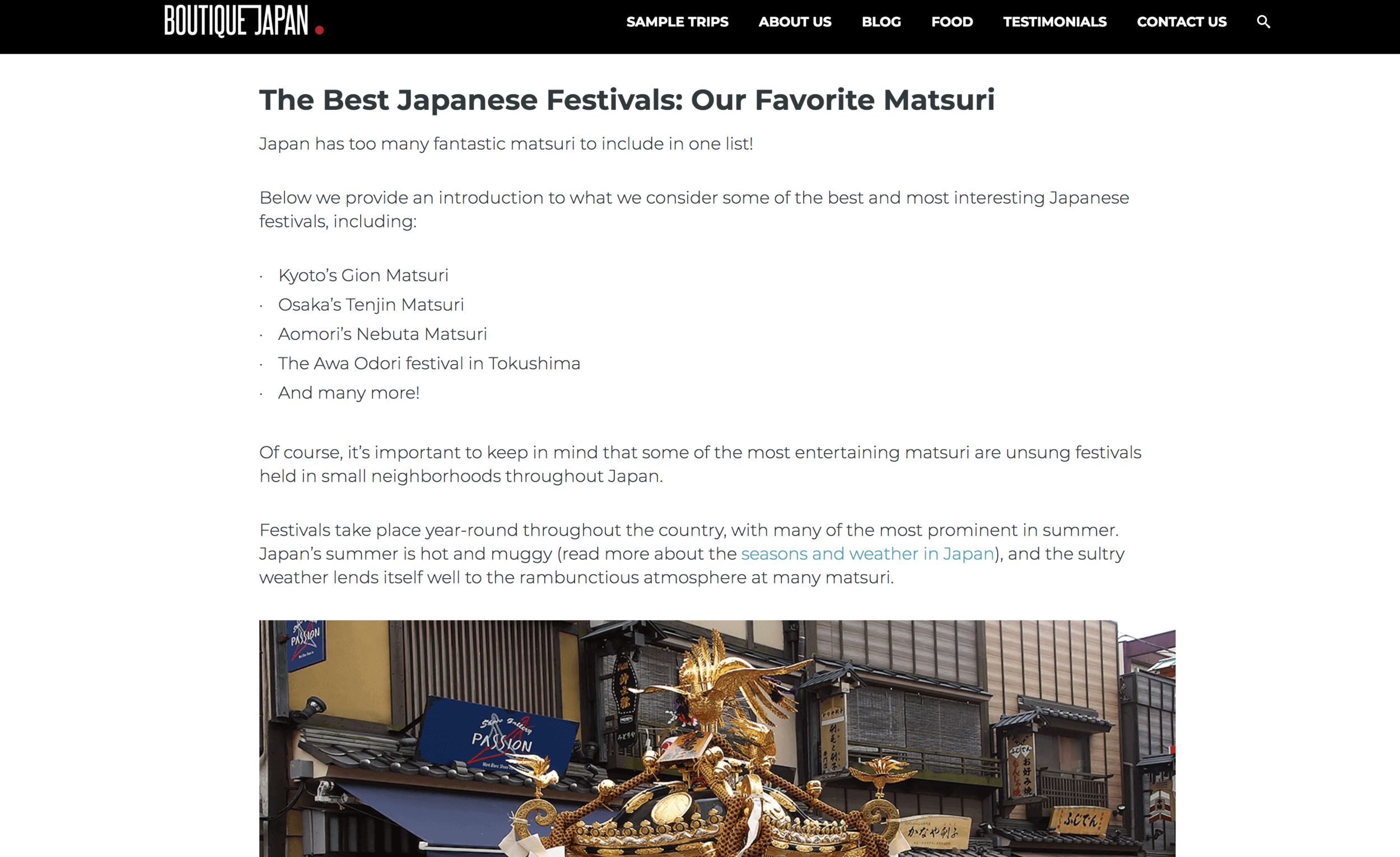 Most travel websites only list the “top” or “best” festivals in Japan but ignore the smaller regional festivals that can be just as eye-opening and fun.