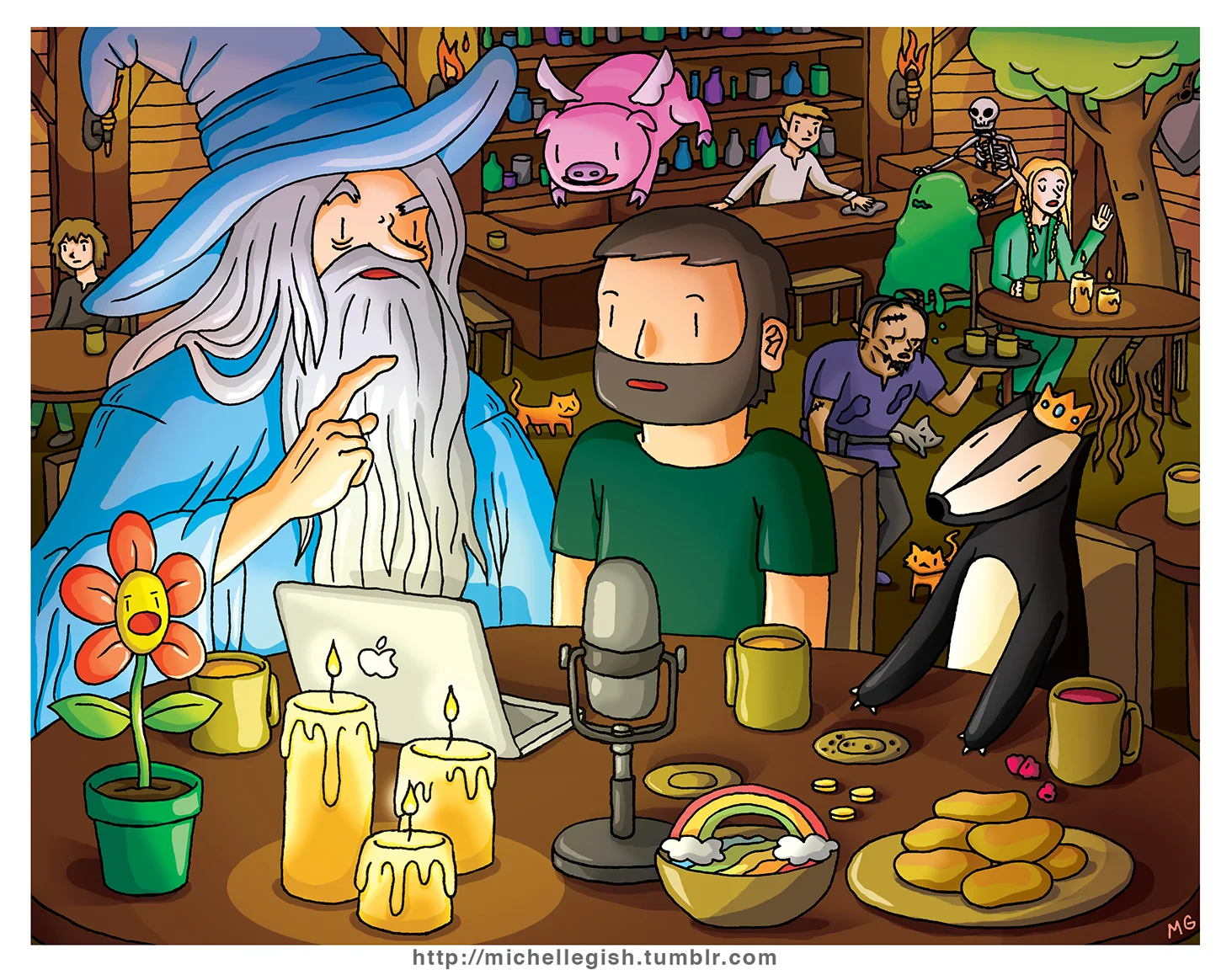 Hello From the Magic Tavern poster! (8 x 10)