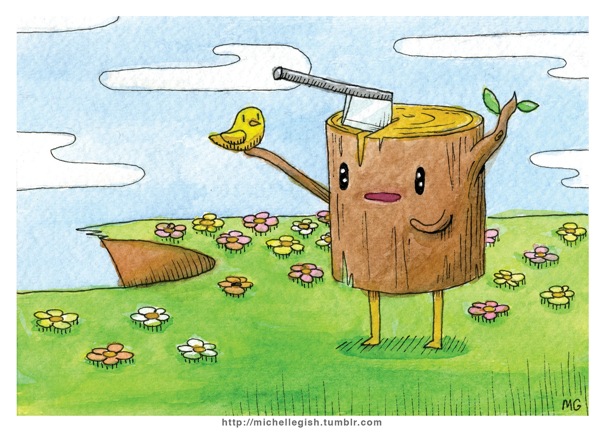 Stump Buddy Mini Print