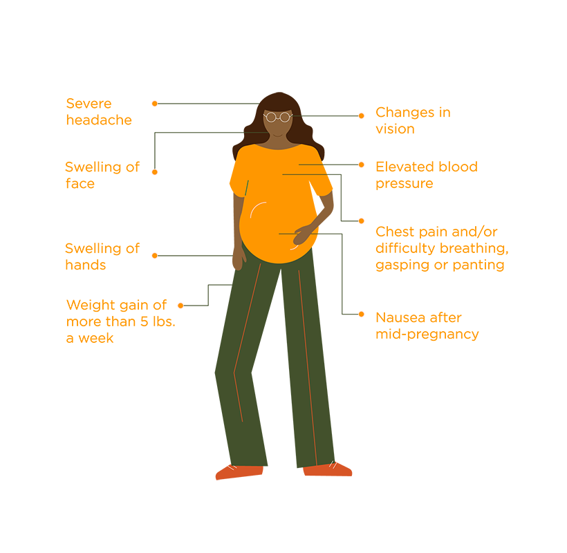 hypertension symptoms pregnancy