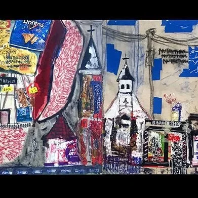 The Junk Yard —&nbsp;A Painting by Xavier Xcel Lightfoot